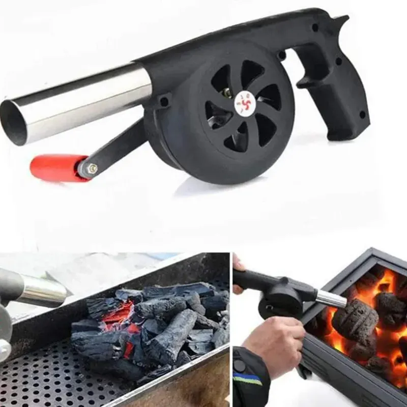 Handgebläse Haushalt Hand tragbare Grillgebläse kleine Haartrockner Outdoor Grill Zubehör Werkzeuge