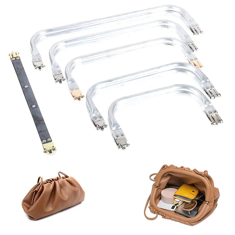 Frau Arzt Geldbörse Rahmen Metall Aluminium Rohr Rahmen Tasche Griff Clutch Bag Teile