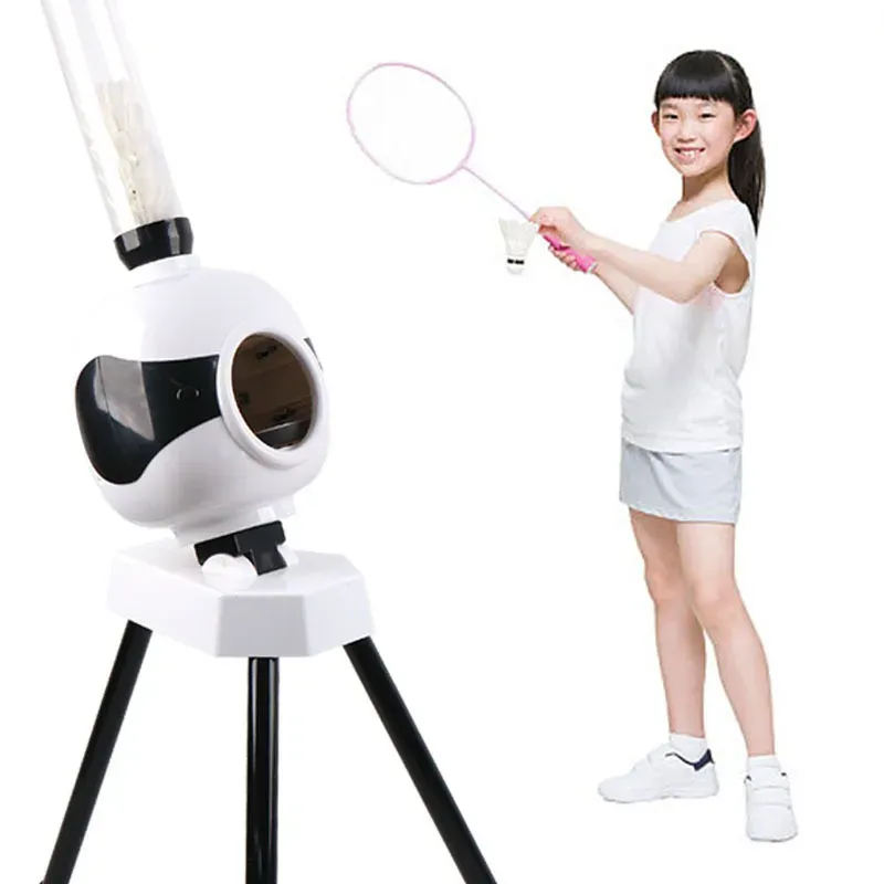 Automatische Badminton Service Maschine Roboter Erwachsene Kind Geschenk Tragbare Outdoor Indoor Anfänger Ball Pitching Praxis Trainer Gerät