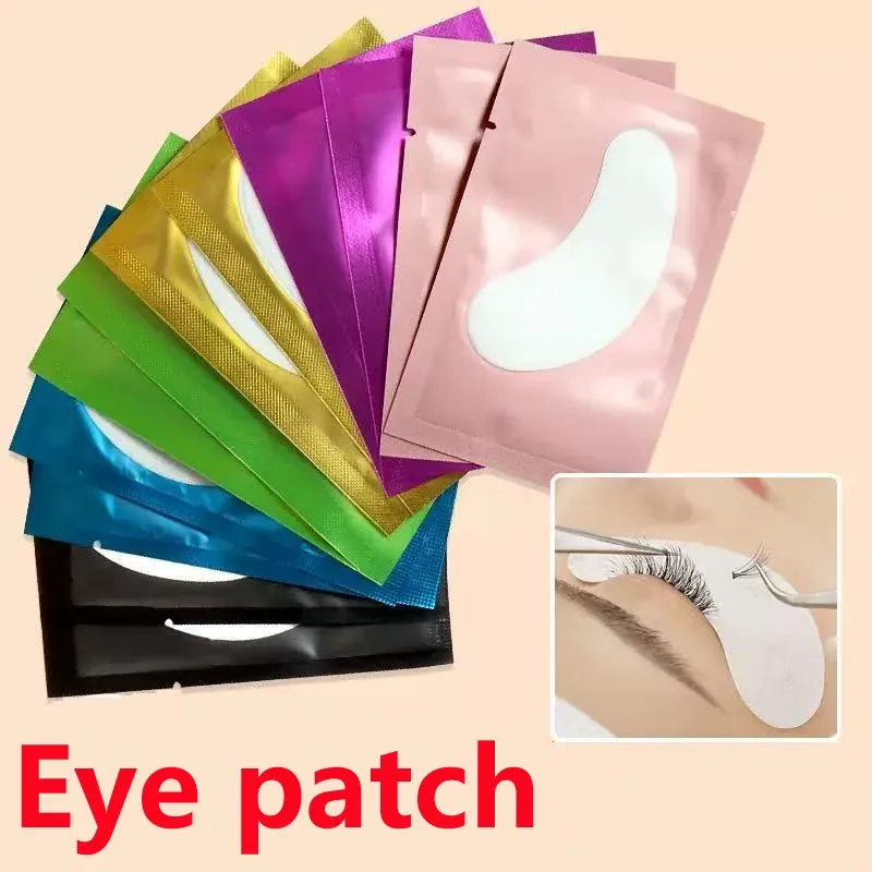 50–100 Stück Augenklappen, Wimpernverlängerung unter Wimpern, künstliche Wimpern, Aufkleber, Wimpernverlängerung, Zubehör, Patches für den Aufbau von Augenlid