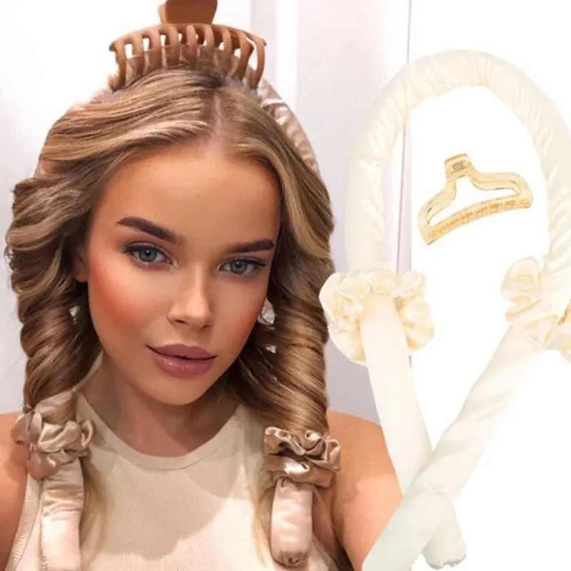 Schaum Keine Wärme Schlafen Curling Eisen Friseur Große Welle Curling Eisen Lazy Curl Welle Styler DIY Haar Styling Werkzeuge Haar Styling