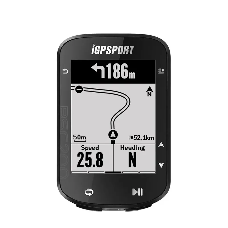 IGPSPORT BSC200 GPS Fahrradcomputer Radfahren Kilometerzähler Drahtloser Tachometer Routennavigation ANT + Bluetooth5.0 Zubehör
