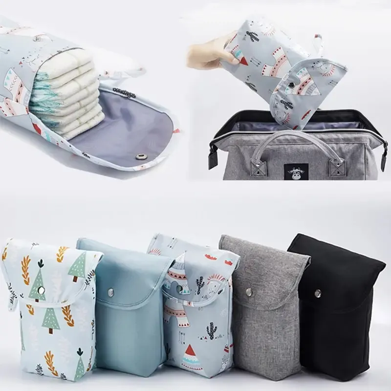 Baby Windel Tasche Wasserdicht Nass Trocken Pack Mumie Lagerung Beutel Windel Organizer Einsatz Tote Geldbörse Reise Kinderwagen Tragen Tasche