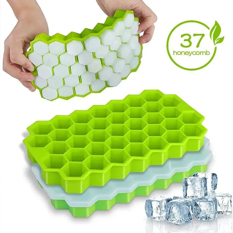 1 Stück Honeycomb 37 Lattice Cube Tray Maker ohne Deckel DIY Eisform