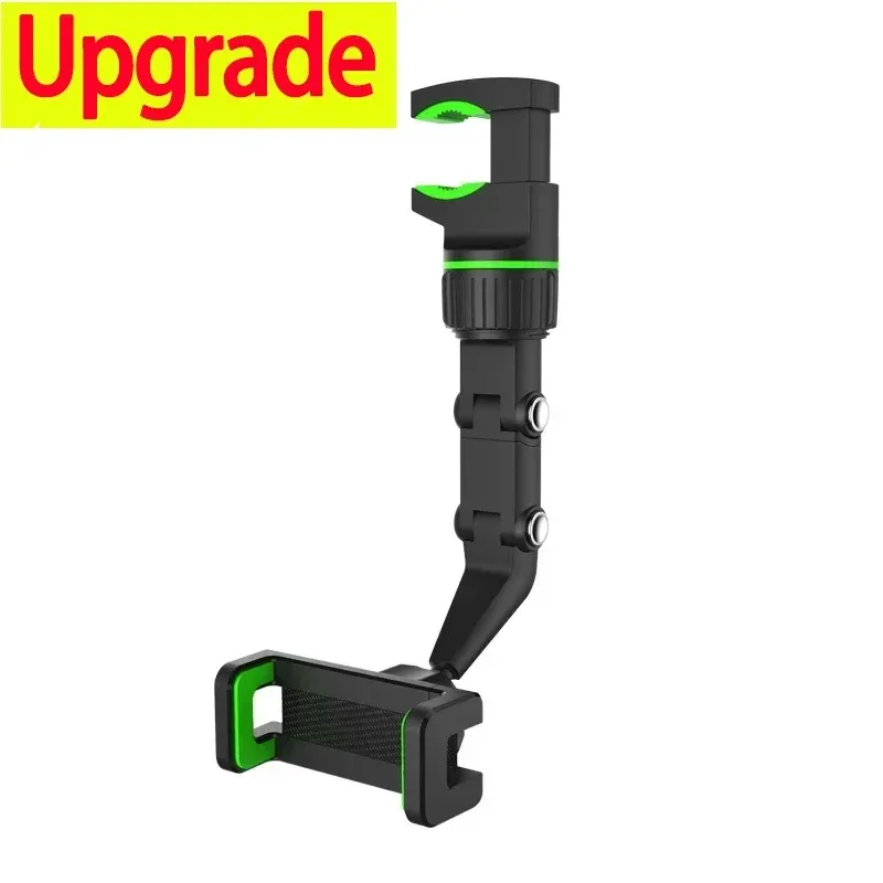 360-Grad-drehbarer Universal-Autotelefonhalter, multifunktionaler Auto-Rückspiegel, Sitz zum Aufhängen, Clip-Halterung, Handy-Halter
