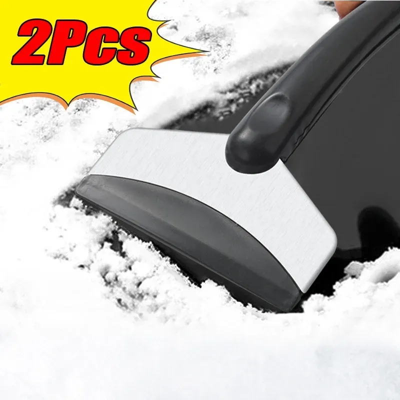 2Pcs Multifunktions Auto Schnee Schaufel Winter Windschutzscheibe Abtauen Eis Schaber Werkzeug Glas Schnee Entfernung Werkzeuge Auto Zubehör