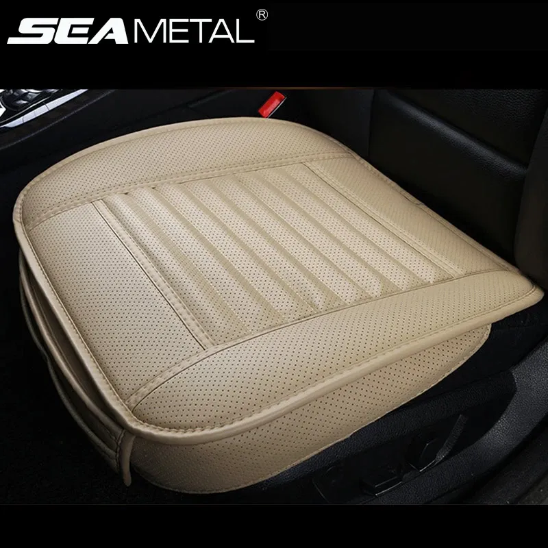 Universal Leder Auto Sitzbezüge innen Autos Sitze Abdeckung Matten Auto Sitz-Abdeckung Kissen Protector Stuhl Pads Zubehör