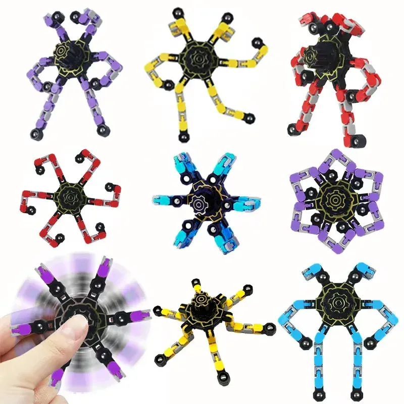Finger Gyro Dekompressionsspielzeug Rotator Cabrio Müdigkeitslinderung Geschenke für Kinder und Erwachsene