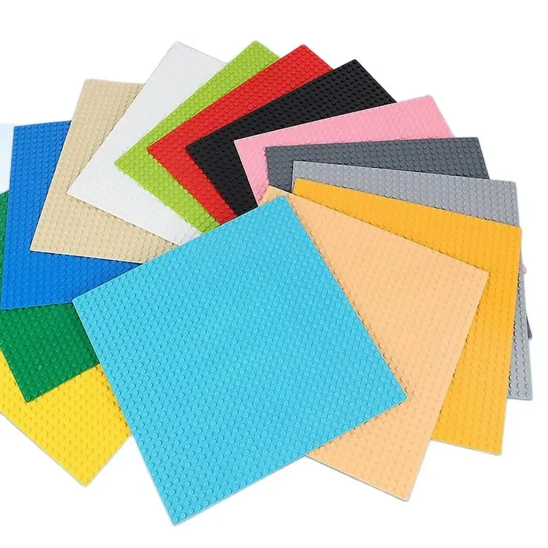 32x32 16x16 Punkte Stile Kunststoff Montage Blöcke Basis Platten Figuren Stadt Klassische Spielzeug Gebäude Grundplatten für Kinder Geschenk