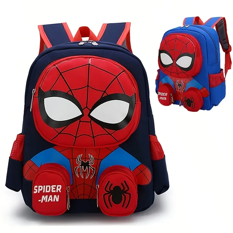 Disney Spiderman Rucksack, faltbarer Outdoor-Tagesrucksack mit großem Fassungsvermögen, Geschenk für Weihnachten/Geburtstag