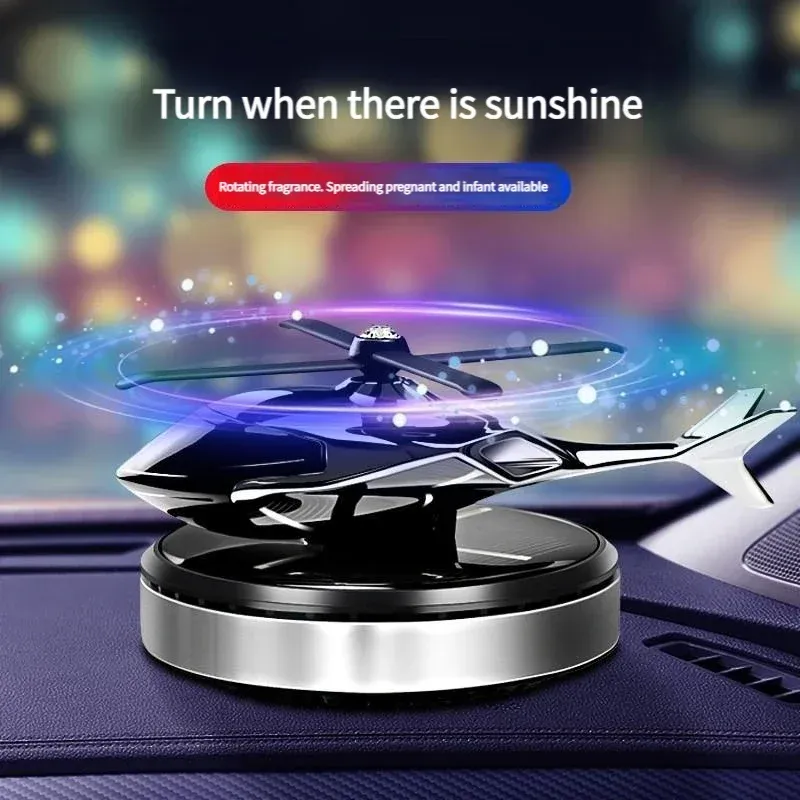 Hubschrauber Styling Solar Auto LufterfrischerDekorative Aromatherapie Auto Innenzubehör Propeller Rotary Parfüm Diffusor
