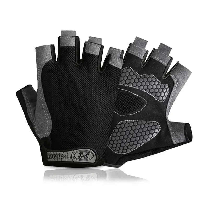 Gym Handschuhe Fitness Training Fingerlose Männer Frauen Bodybuilding Übung Sport Handschuhe für Radfahren Fahrrad Anti Slip Atmungsaktiv
