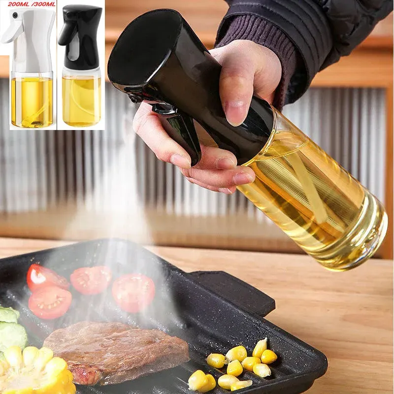 200/300 ml Öl Spray Flasche Küche BBQ Kochen Olivenöl Spender Camping Backen Leere Essig Sojasauce Sprayer behälter