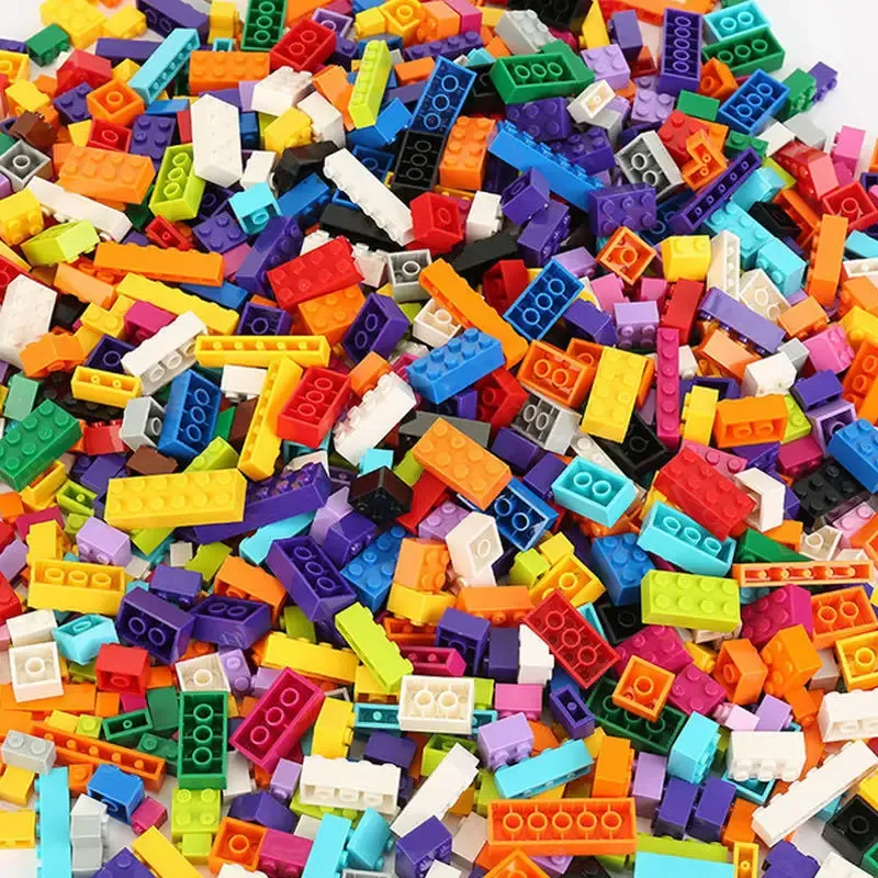 DIY kreative Bausteine großes Set Stadt klassische Bausteine zusammenbauen Geburtstagsgeschenk Kinder Lernspielzeug