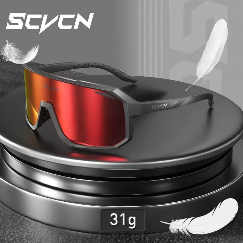 SCVCN Männer fahrrad Radfahren Sonnenbrille Frau MTB rennrad Schutzbrillen Outdoor Sport lauf Brille UV400 Wandern Brillen