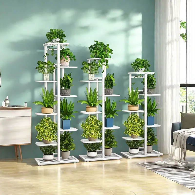 Pflanzenst änder stehen für Blumen Blumen ständer Blumentopf Organizer Eisen 4/5/6 Schichten Pflanzen halter Lager regal Topf Rack Organizer