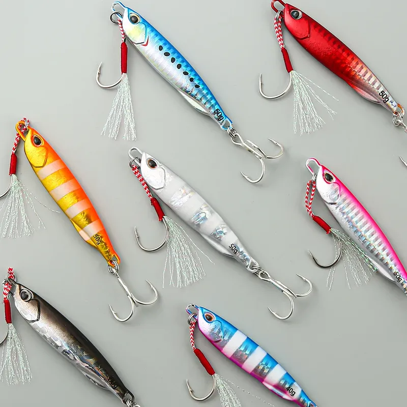 2021 Japen Metall Cast Jig Löffel 10/15/20/30/40/50g Shore Casting jigging Fisch Meer Bass Angeln Locken Künstliche Köder Tackle