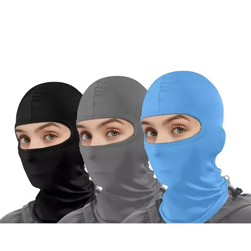 Taktische Sturmhaube Gesichtsmaske Sommer Kühlung Halsmanschette Wanderschals Männer Motorrad Fahrradhelm Kapuze Sonnenschutz