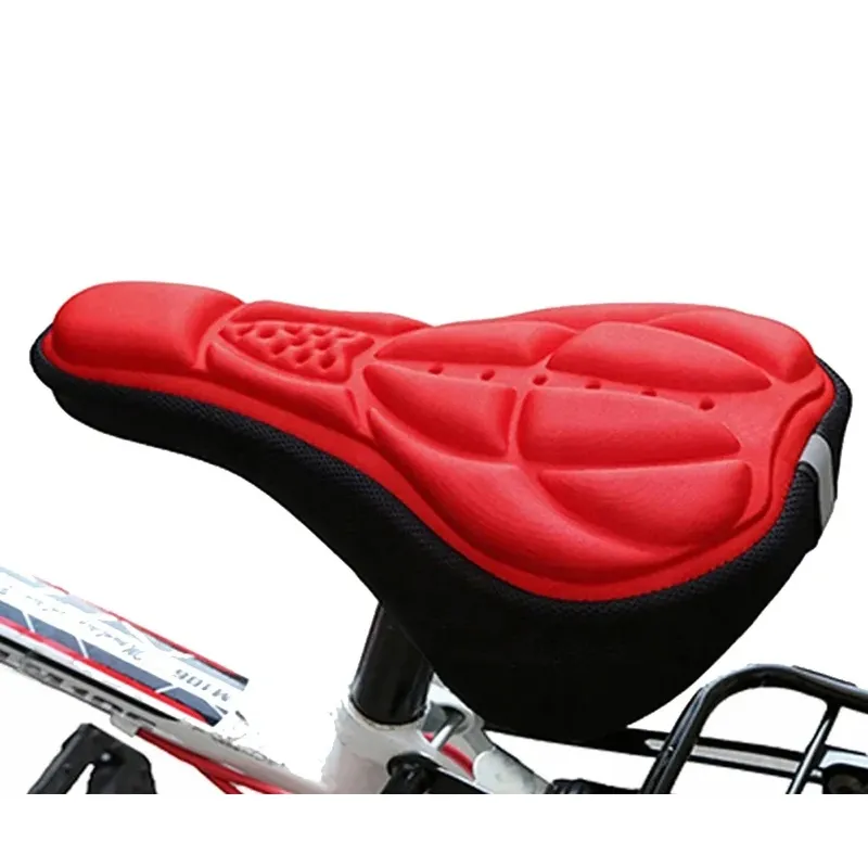 2025 fahrrad Sattel 3D Weiche Radfahren Sitz Abdeckung MTB Mountainbike Verdickung Schwamm Pad Outdoor Atmungsaktive Kissen Fahrrad Zubehör