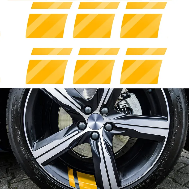 Auto Rad Reflektierende Aufkleber Auto Sicherheit Warnung Aufkleber Reflektor Schutz Streifen Film für Lkw Auto Motorrad Aufkleber