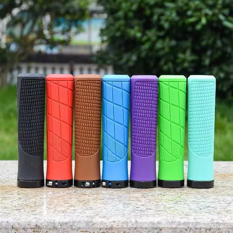 Gummi Fahrrad Lenker Griffe MTB Lock-on Grip Stoßfest Nicht-slip Berg/Rennrad Griff Abdeckung Fahrrad zubehör