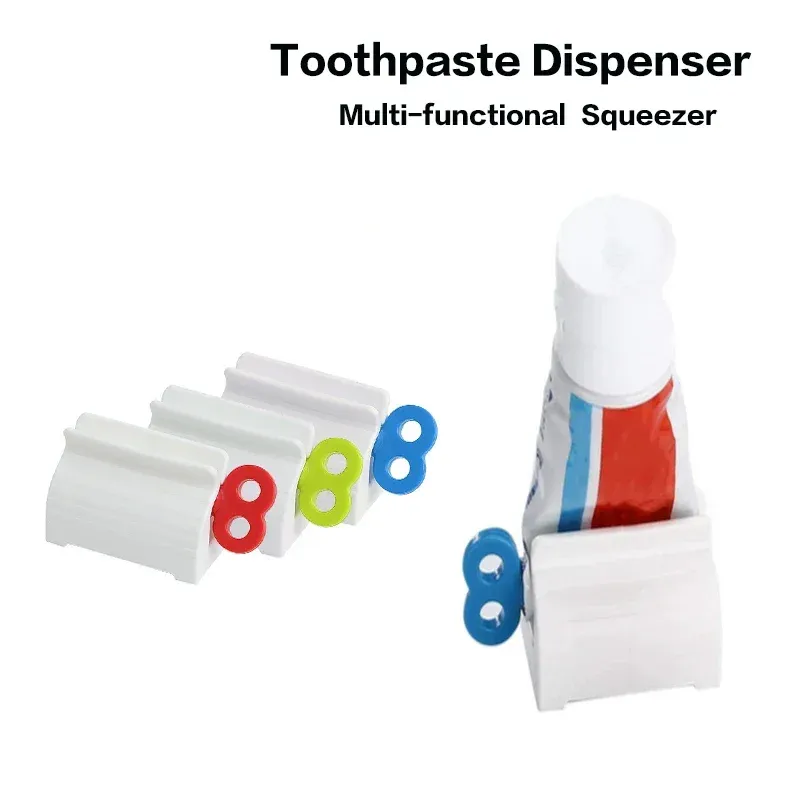 1 Stück Rolling Tube Zahnpasta Squeezer Zahnpasta Sitzhalter Ständer Drehen Zahnpasta Spender für Badezimmer
