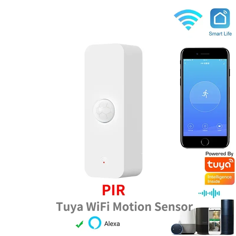 Tuya WiFi PIR Motion Sensor Smart Home Menschlichen Körper Infrarot Detektor Sicherheit Smart Leben Funktioniert Mit Alexa Google Hause
