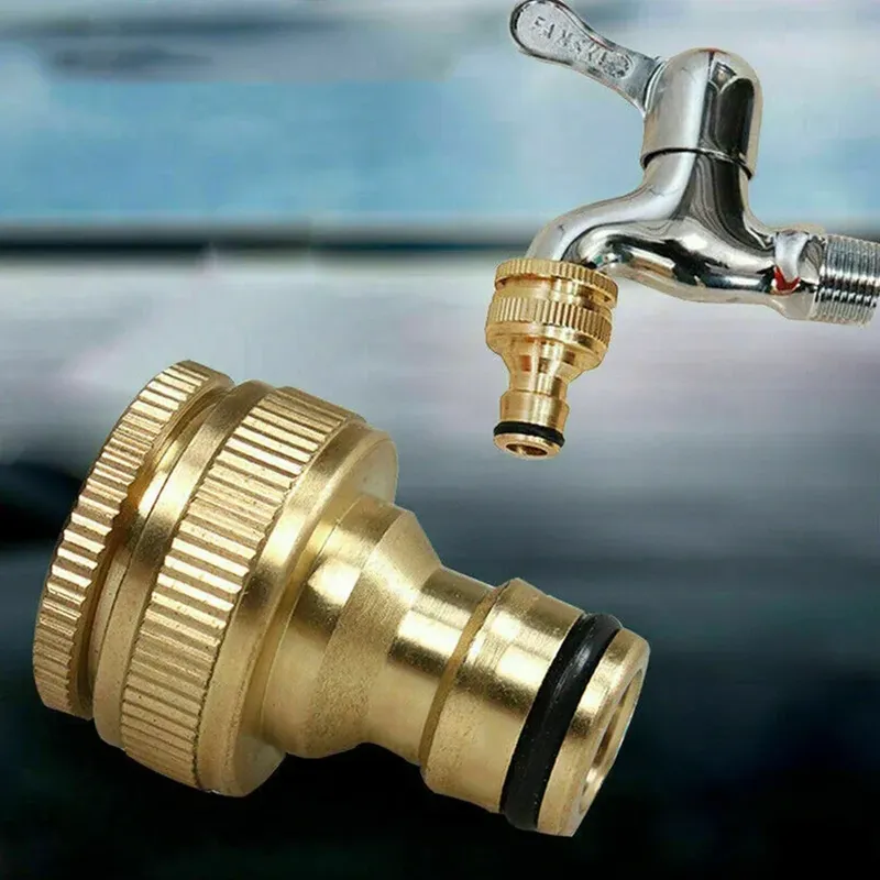 2Pcs 3/4 "zu 1/2" Gewinde Anschluss Wasserhahn Schlauch Leitungswasser Adapter Schnell Anschluss Wasser Rohr Armaturen Hause ersatz Zubehör
