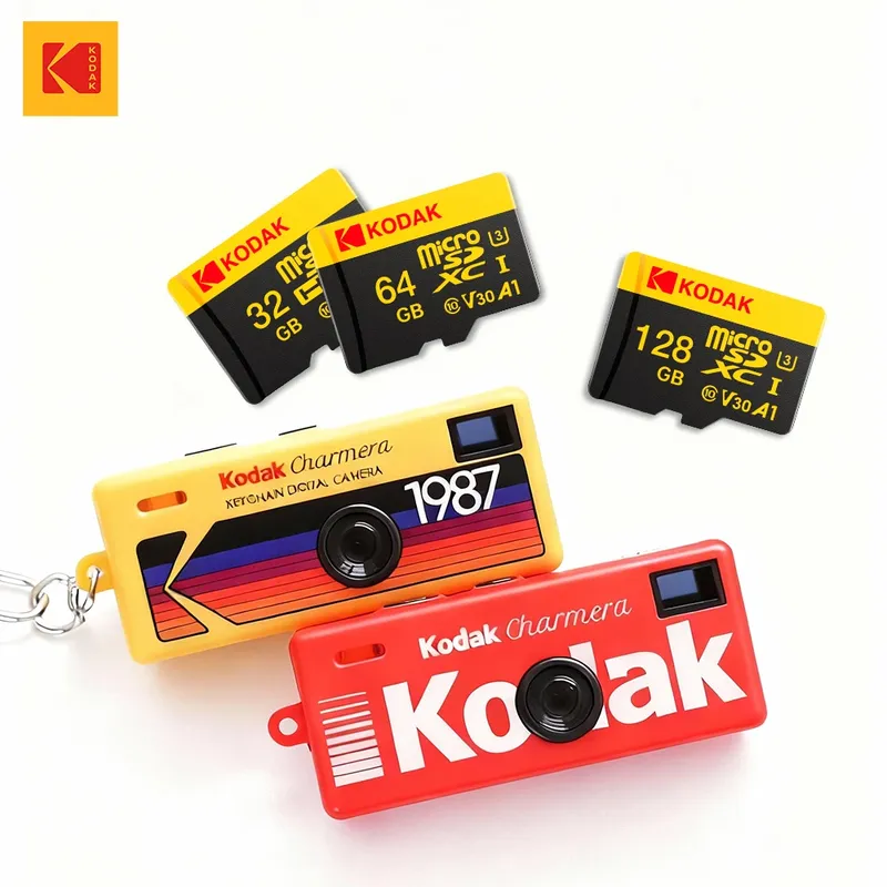 Mirco SD-Karte für Kodak Charmera Schlüsselanhänger Digitalkamera 32gGB 64GB 128GB Design für Kodak Kamera Microsd-Karte Speicherkarte