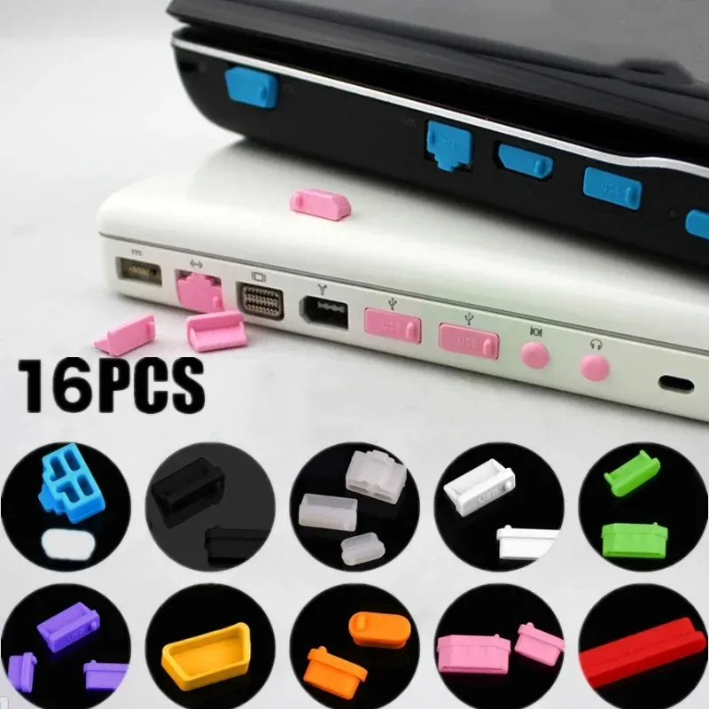 Anti-Staub-Stecker Notebook Staubdichter Stopper Laptop Universal USB Staubstecker Computerschnittstelle Wasserdichte Abdeckung