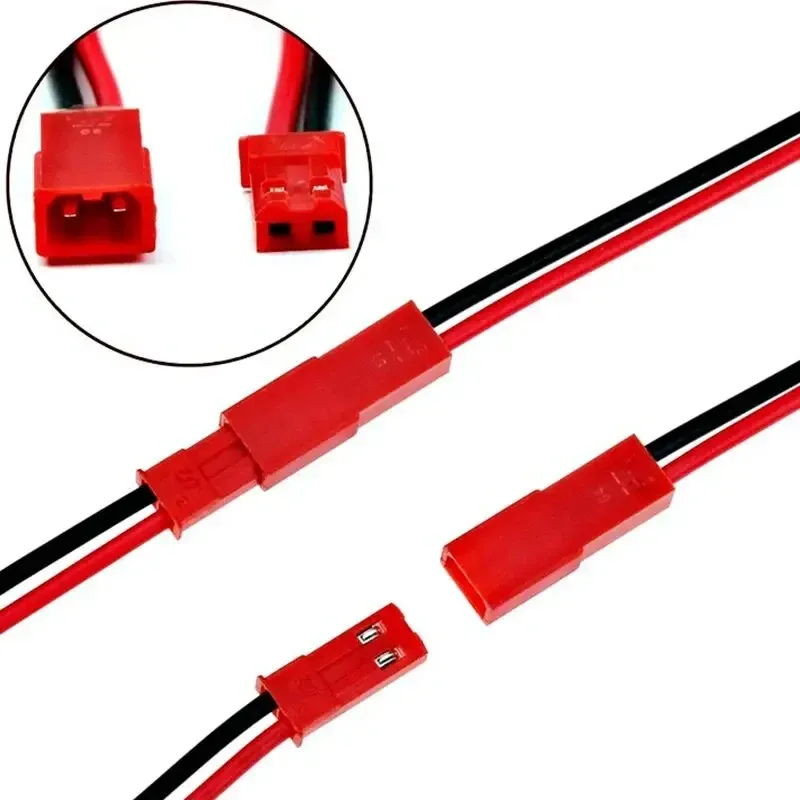 20 Stück Stecker und Buchse JST Stecker Kabel DIY 2 Pin Steckverbinder Klemmen
