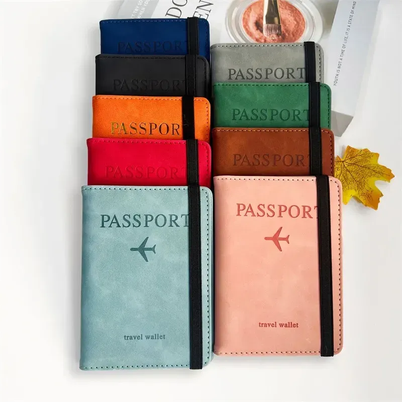 Frauen Männer RFID Vintage Business Pass Abdeckungen Halter Multi-Funktion ID Bank Karte PU Leder Brieftasche Fall Reise Zubehör