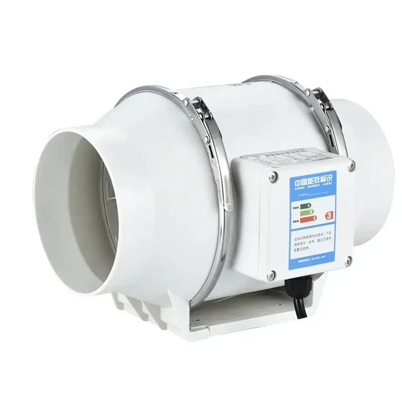 Abluftventilator Home Mute Inline-Kanalventilator Badezimmer Abluftventilator Belüftungsausrüstung Küche Badezimmer Wandmontage Luftreinigung Ve