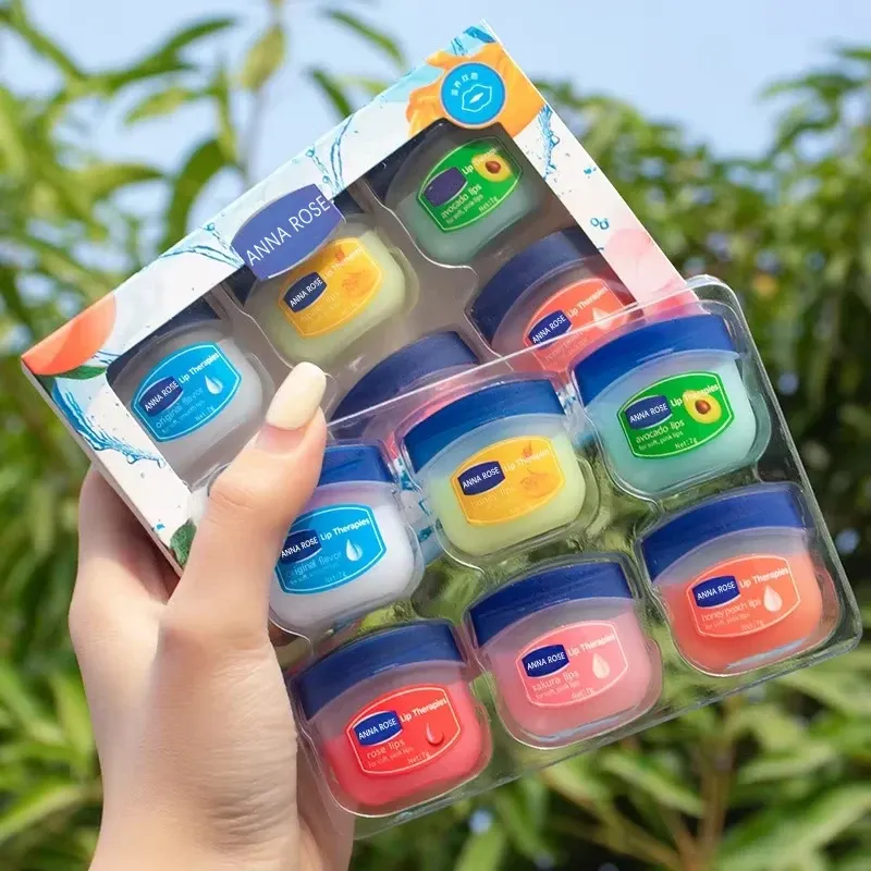 8/6/4PCS Lip Balm Feuchtigkeitsspendende Lippenstift Basis Feuchtigkeitscreme Make-Up Natürliche Pflanzliche Anti-Rissbildung Lippen pflege Erdöl Gelee Lip Balm