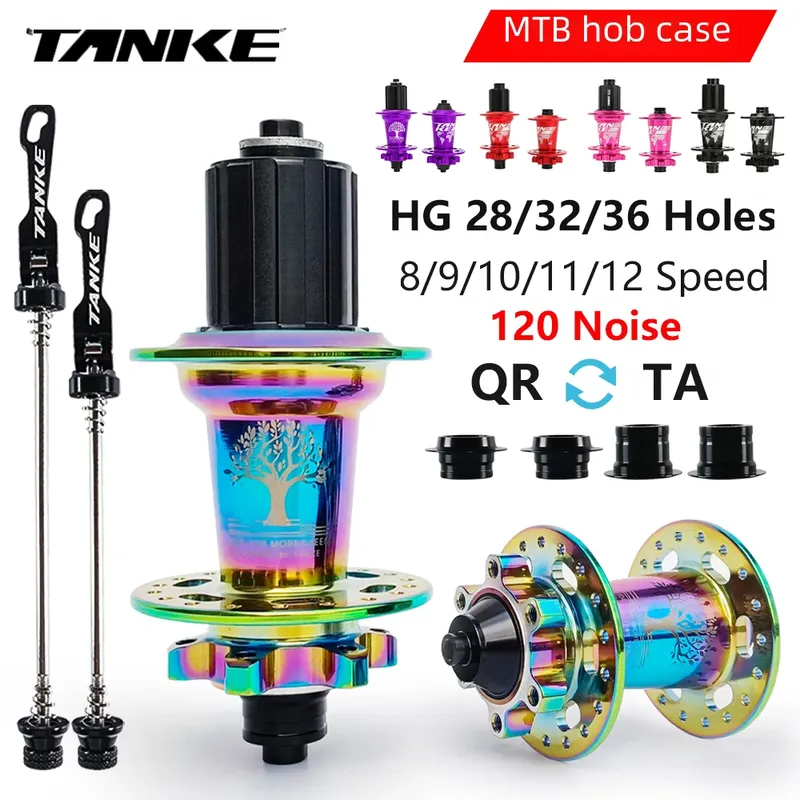 TANKE 120 Click Nabe 6 Lager MTB Mountainbike Nabe Vorne Hinten 28 32 36 Löcher QR Steckachse Austausch Scheibenbremse Fahrradnaben HG