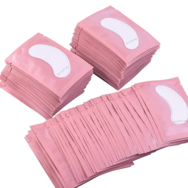 100 Paar Augenklappen, Wimpernverlängerung unter Wimpern, künstliche Wimpern, Aufkleber, Wimpernverlängerung, Zubehör, Patches zum Aufbau von Augenlidern