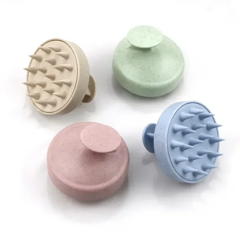 1pc Silikon Shampoo Pinsel Körper Massage Pinsel Bad Dusche Pinsel Salon Friseur Werkzeug Kopfhaut Massage Kamm Haar Waschen kamm