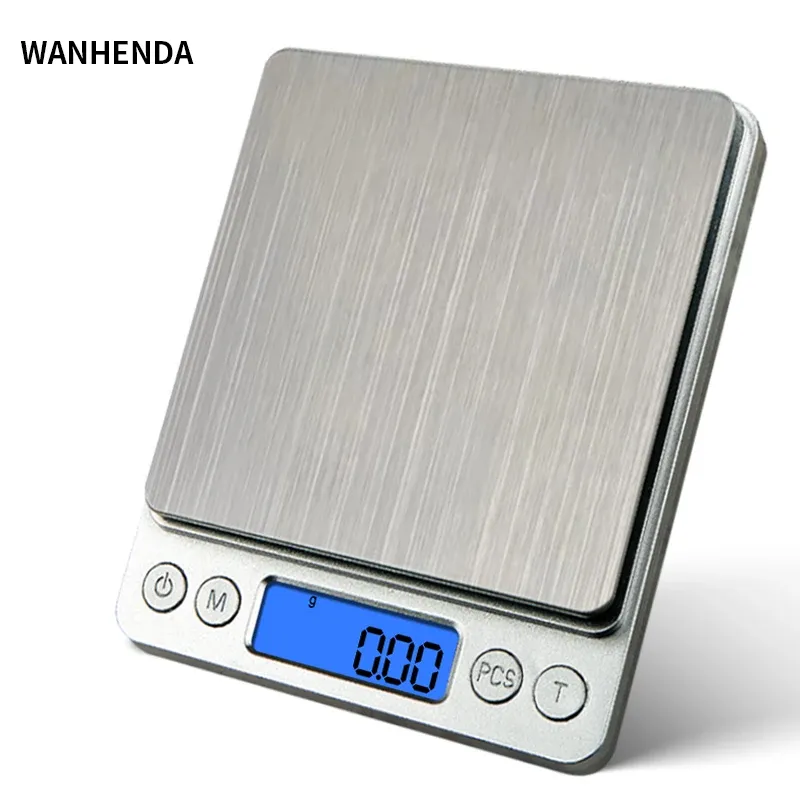 500g/0,01g Schmuck Tragbare Waage 3kg/0,1g Digital Display Skala Backen Elektronische Waage Persönliche Tisch waage Küche Lebensmittel Skala