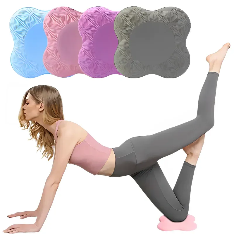 TPE Verdickte Anti Slip Yoga Kniend Schutz Pad Knie Weiche Flache Unterstützung Rebound Rutschfeste Sport Fitness Matte Stoßdämpfung