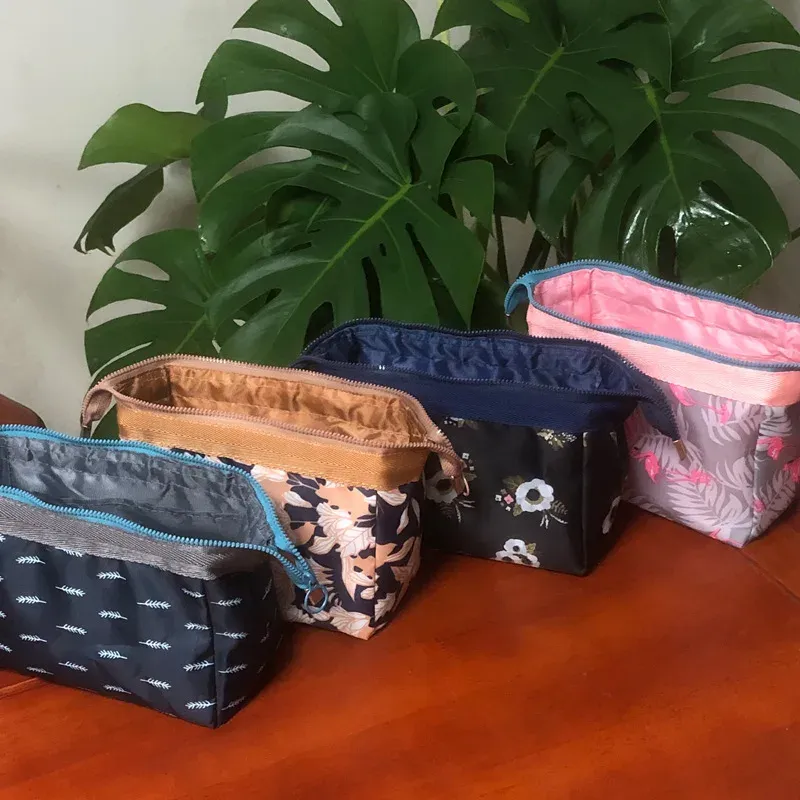 Damen-Make-up-Tasche, Flamingo, Reiseutensilien, Kulturbeutel, Aufbewahrungstasche, tragbare Kosmetiktasche, Organizer-Aufbewahrungstasche mit großem Fassungsvermögen