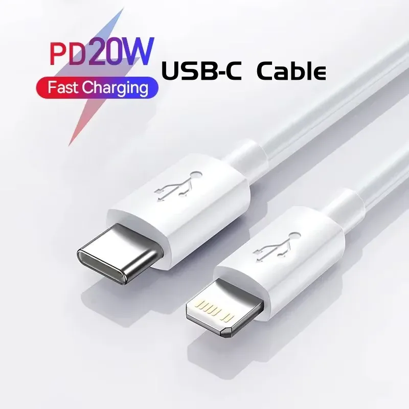 MIZIQIER USB-C-Kabel für iPhone 14 13 12 11Pro Max Xs 8 Plus iPad MacBook-Draht PD 20 W Schnellladung Typ C zum Beleuchtungsdatenkabel