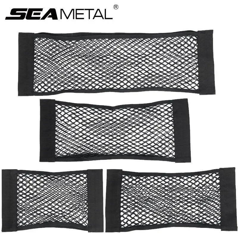 Auto Stamm Lagerung Tasche Nylon Mesh Netze Auto Zurück Hinten Stamm Organizer Elastische String Gepäck Net Halter Tasche Fahrzeug liefert