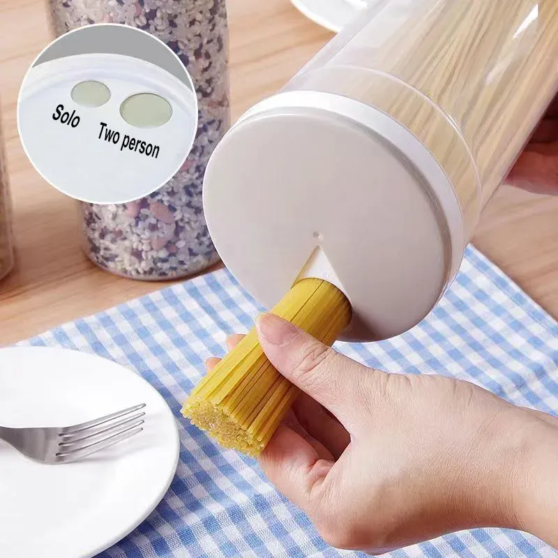 1pc Nudeln Versiegelt Können Lebensmittel Lagerung Spaghetti Nudel Pasta Behälter Mit Locking Deckel Lebensmittel Grade Kunststoff Küche Lagerung
