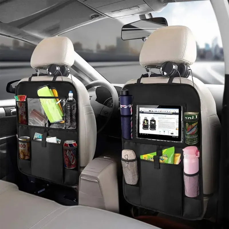 Auto Rücksitz Organizer mit Touchscreen Tablet Halter Auto Aufbewahrung taschen decken Autos itz Rücken Protektoren Autozubehör