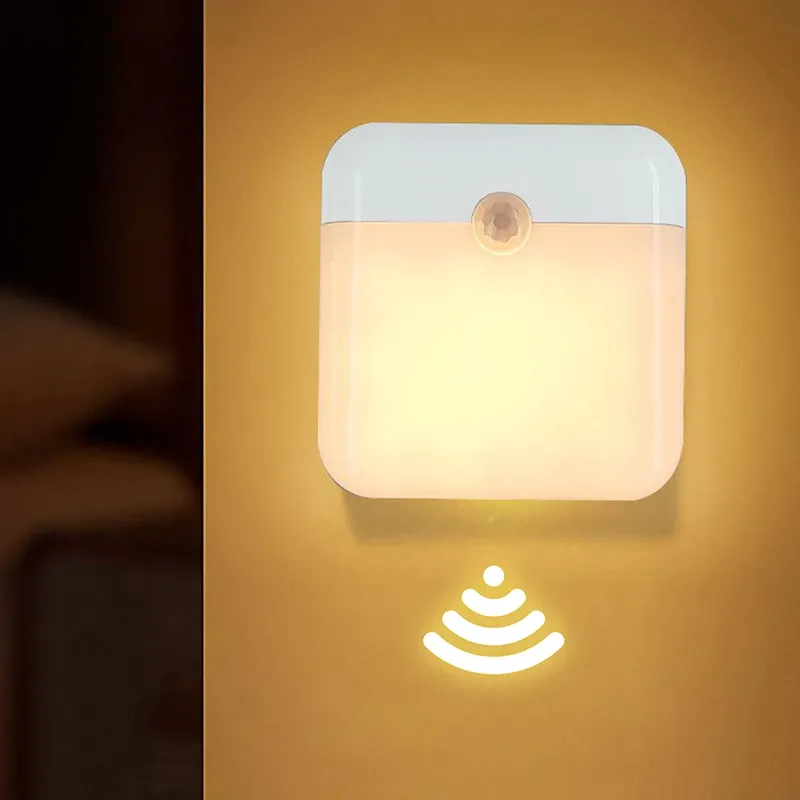 LED Smart Menschlichen Körper Sensor Nacht Lichter Notfall Automatische Beleuchtung USB Lade Drahtlose Magentic Saug LED Schrank Lichter