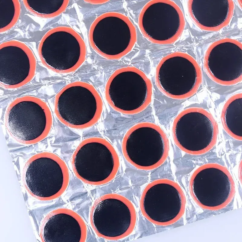48 stücke Reifen Patch Gummi Fahrrad Reifen Reparatur Pad Tragbare Reifen Innenrohr Pad Fahrrad Reparatur Zubehör