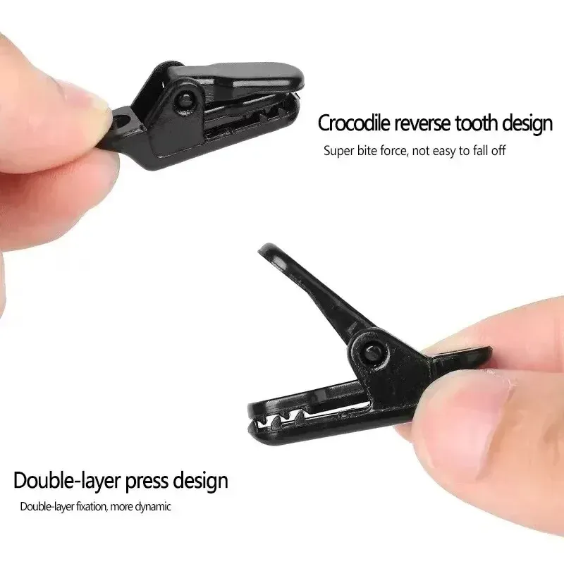 20PCS Outdoor Plane Clips Camping Zelte Markise Wind Seil Klemme Ausrüstung Kunststoff Clip Schnalle Feste Backen Grip Haken Accesorios