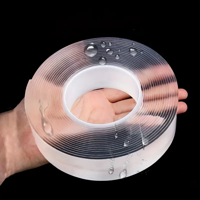 „Vielseitiges, wiederverwendbares, doppelseitiges, wasserfestes Klebeband – perfekt für Küchen- und Badezimmerbedarf“