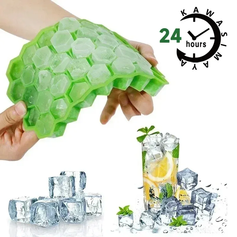 Eiswürfelform, wiederverwendbare Silikon-Eiswürfelform, BPA-frei, Eismaschine mit Deckel, DIY-Eis am Stiel-Form, Eiswürfelschalen