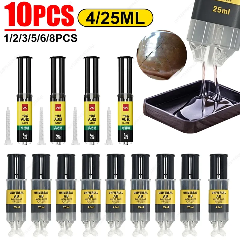 1-10 Stück ab Epoxidharz kleber Kalt schweißen für Metall Edelstahl Glas Reparatur werkzeug Hoch temperatur beständiger flüssiger Kleber